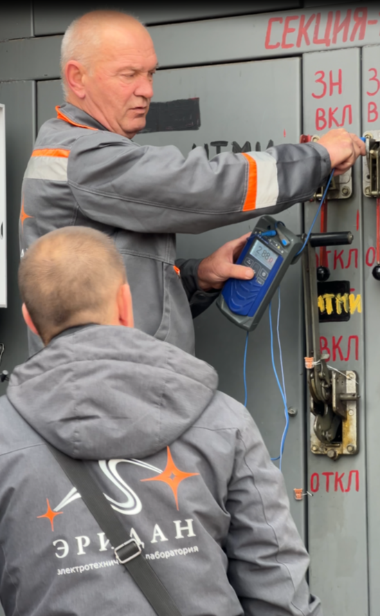 Измерения трансформатора специалистами ЭТЛ